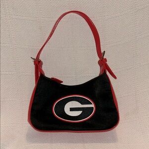 Red and Black UGA Women's Shoulder Bag